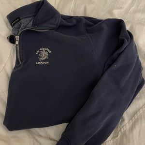 Brandy Melville St George London Quarter Zip